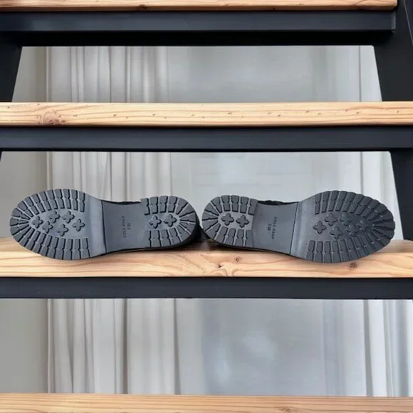 New Cole Haan Lyndon Equestrian Waterproof Boots - 7.5 Black - Picture 6 of 10